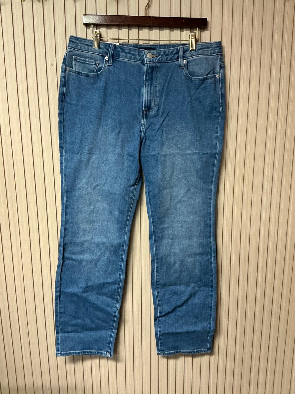 Member's Mark Women's High Rise Straight Leg Jeans Denim Size 14